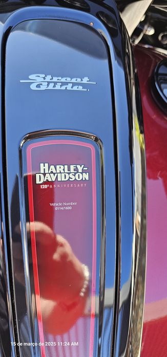 Harley davidson street glide edição 120 anos