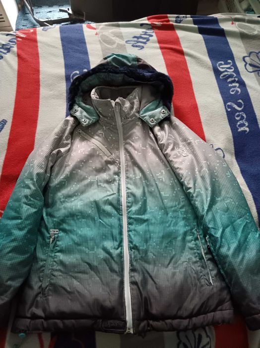 Kurtka zimowa kolorowa