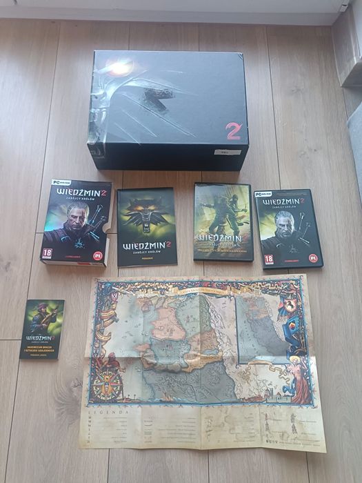Wiedźmin 2 gra i dodatki edycja kolekcjonerska
