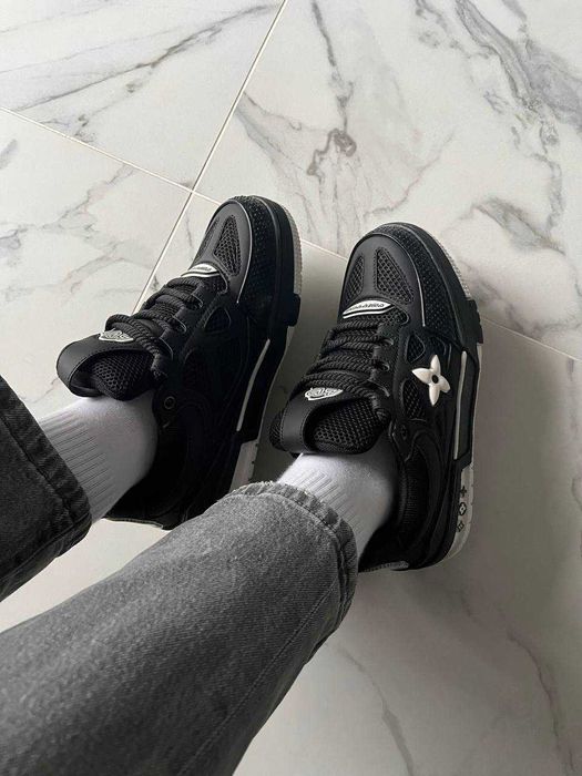 Louis Vuitton Skate Sneaker Black White