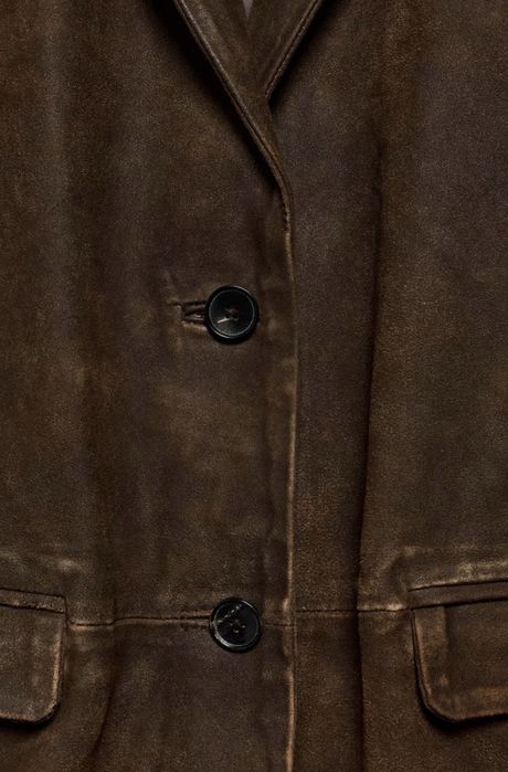 Замшевий піджак замшева куртка  Zara Limited ed