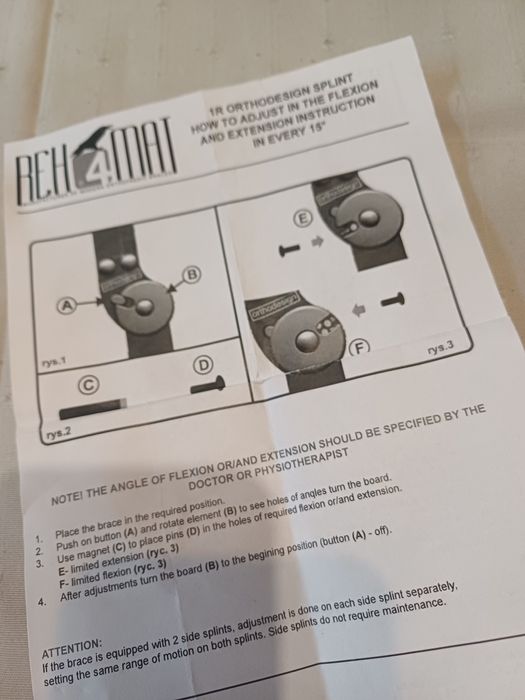 Sprzedam orteza nową