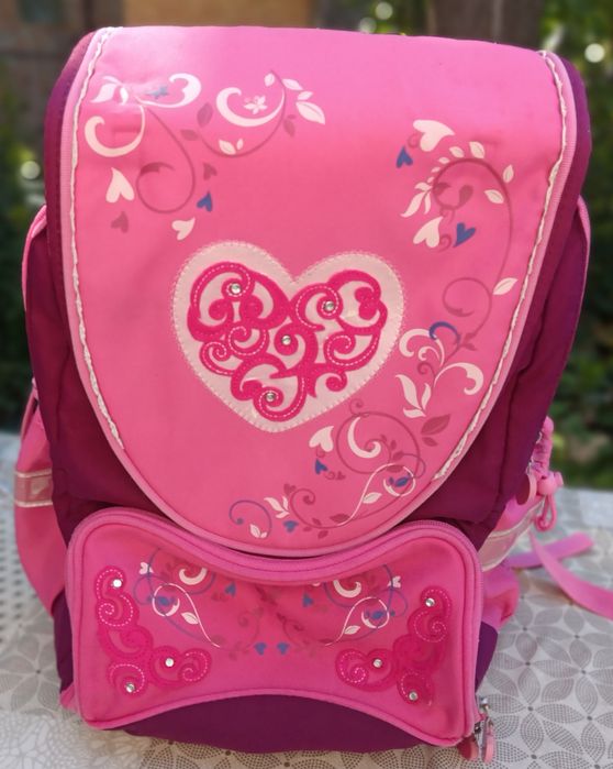 Продам каркасний шкільний рюкзак для дівчинки 6-10 р.