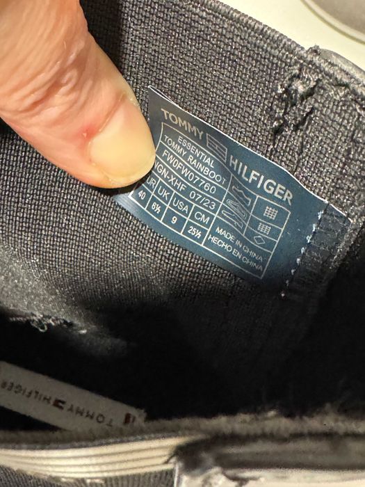 Жіночі гумові чобітки Tommy Hilfiger, 40р