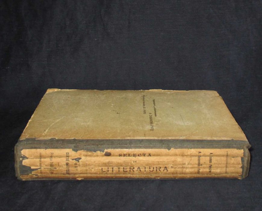 Livro Selecta de Literatura A. Gomes Pereira 1907