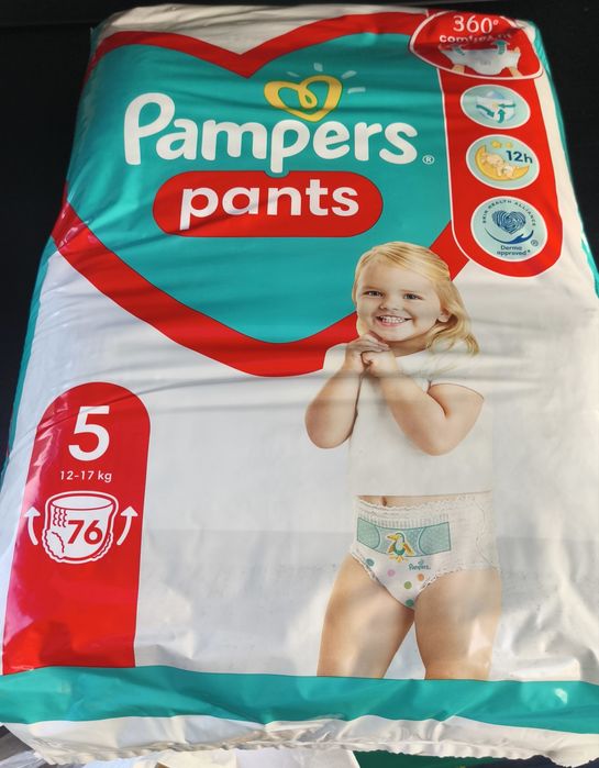 Підгузники трусики, Pampers Pants 5, 12-17 кг, 76 шт