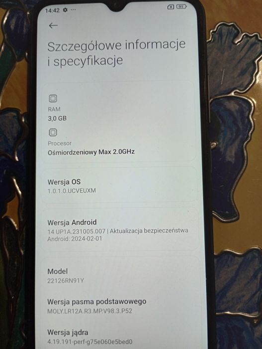 Redmi 12C Xiaomi telefon/smartfon Android 14