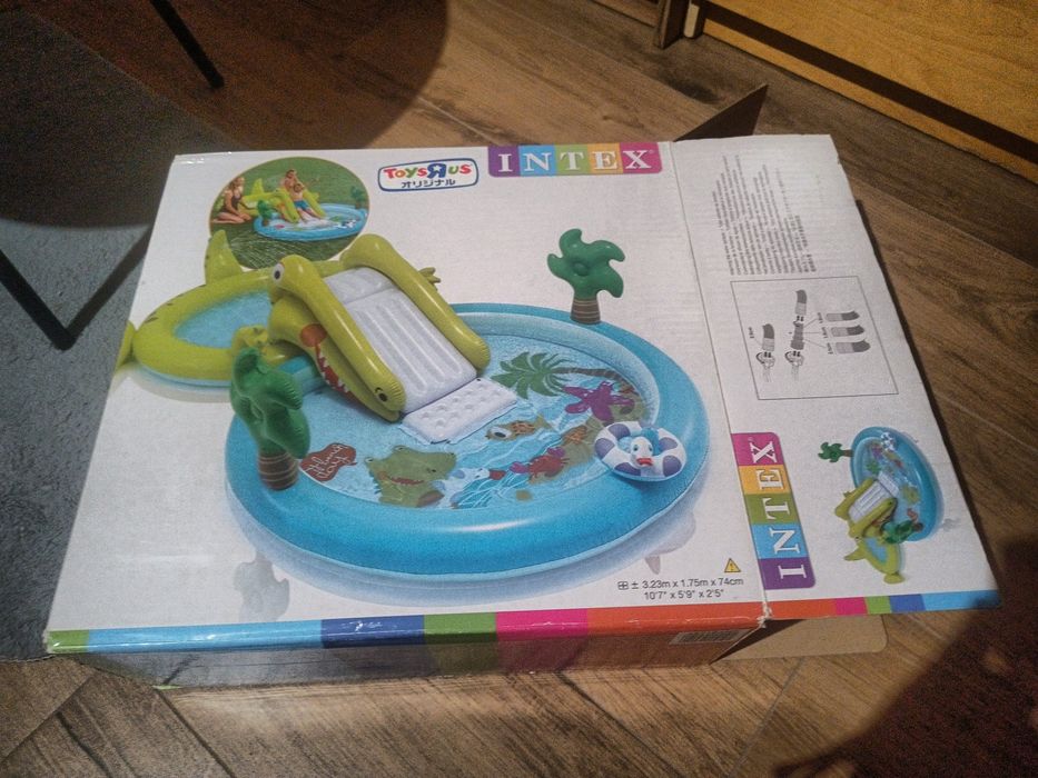 Nadmuchiwane Centrum Zabaw Intex – Krokodyl, Palmy, Basen – Toys"R"Us