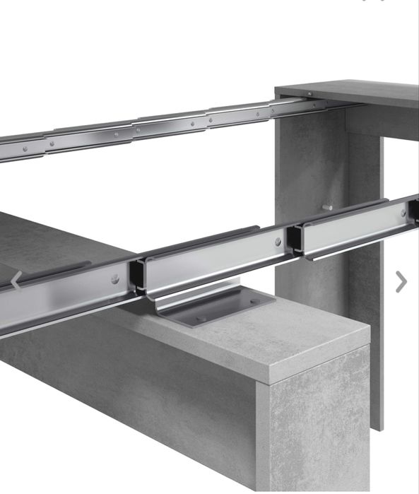 Mesa extensivel cinzento