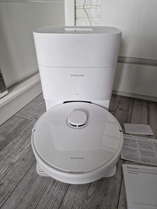 Dreame D10 Plus Gen 2 Robot Odkurzacz i Mopy, 6000Pa. Nawigacja LiDAR