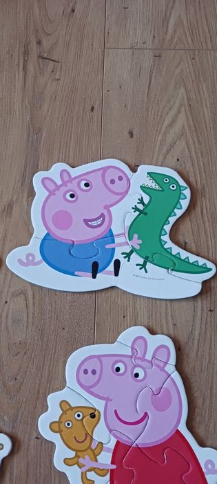 Puzzle Świnka Peppa + gratis