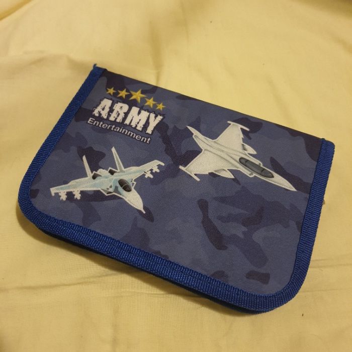 Пенал 1 отделение на молнии CFS Cool For School AIRCRAFT Army Entertai