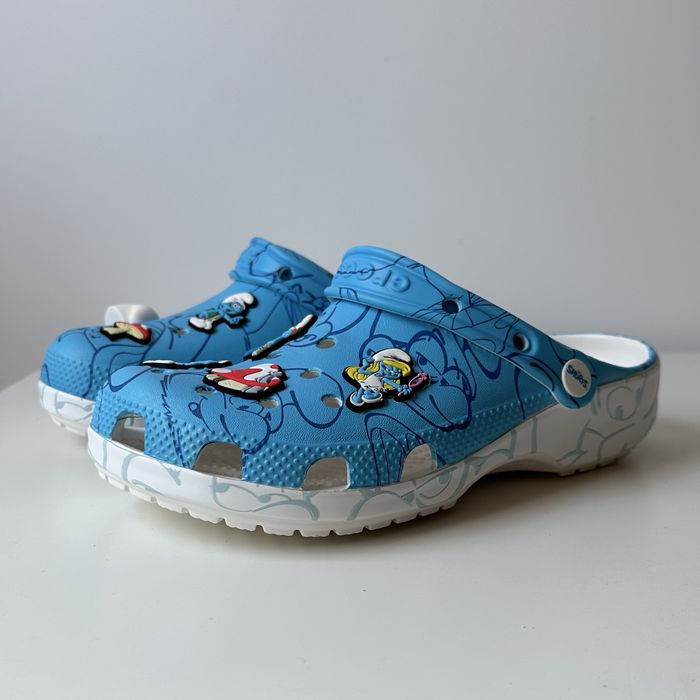 Chodaki klapki CROCS SMURFS CLASSIC CLOG K 38-39 J6 Smerfy prezent na Dzień Dziecka