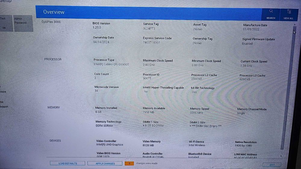 Dell OptiPlex 3000 Micro – SSD 2TB + Wi-Fi | Pronto para uso