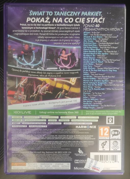 Dance Central 3 Xbox 360 Kinect