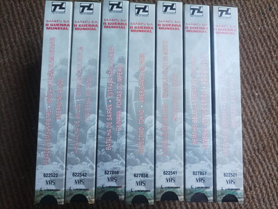 7 VHS História da II Guerra Mundial