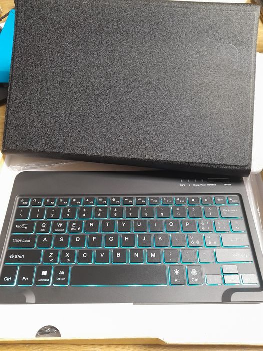 Etui klawiatura bezprzewodowa sengbirch bt do samsung galaxy tab s7+