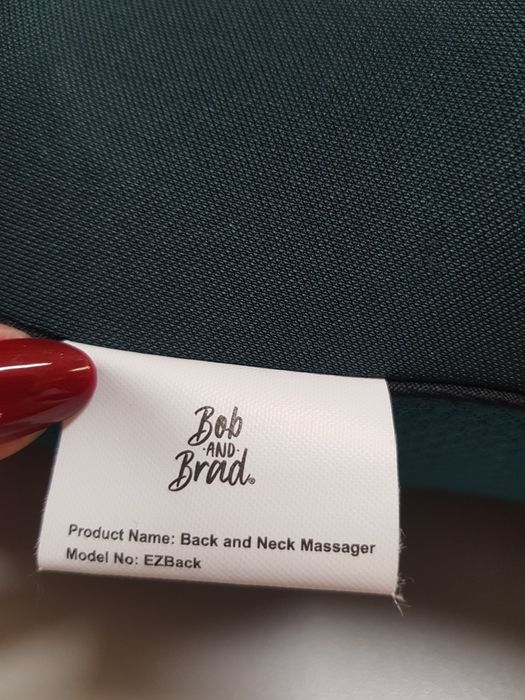 Nowy masażer do karku i pleców Bob and Brad EZBack Shiatsu.