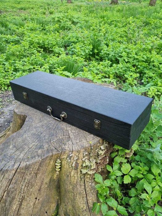 Набор шампуров в деревянном кейсе набір шампурів подарунковий