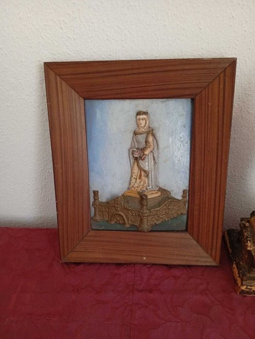 Arte Sacra Santa Isabel Imagem e Placa