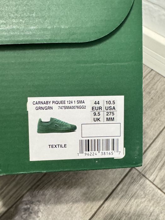 Кеди Lacoste Carnaby Piquee, розмір 44