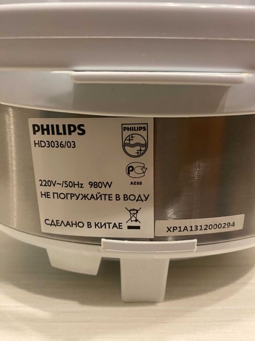 Мультиварка Philips HD3036/03, 980 Вт
