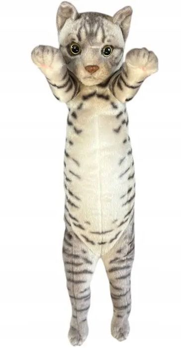 Maskotka Kotek Stojący Długas ciemnoszary DUBI - 55cm. Dubi. Nowy Produkt