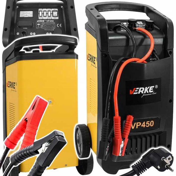 Prostownik rozruch samochodowy ładowraka 320A AKUMULATORÓW AKUMULATORA