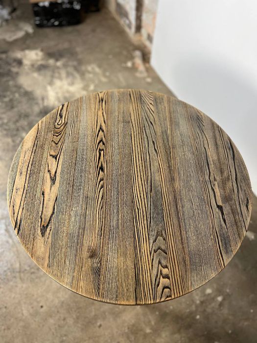 Столешница круглая из массива ясеня