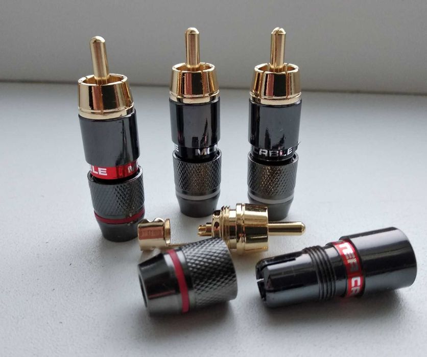 РСА RCA разъем -з'єднувач тюльпан для інструментів