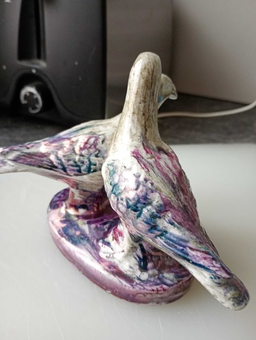 Figurka ptaków porcelana