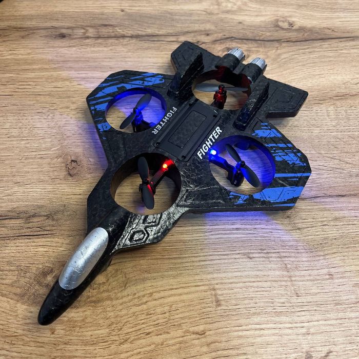 Іграшка-самоліт-квадрокоптер на радіоуправлінні