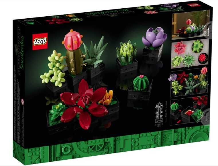Conjunto LEGO suculentas