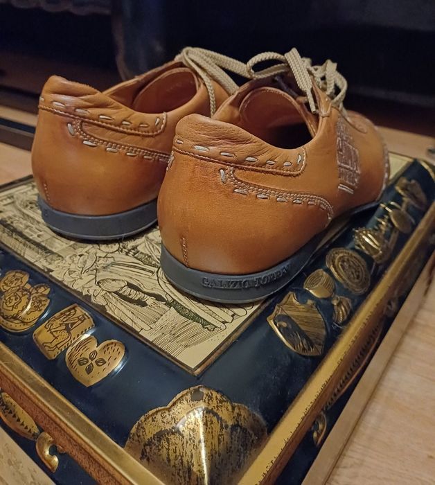 Buty wloskie skóra Galizio Torresi rozm.40