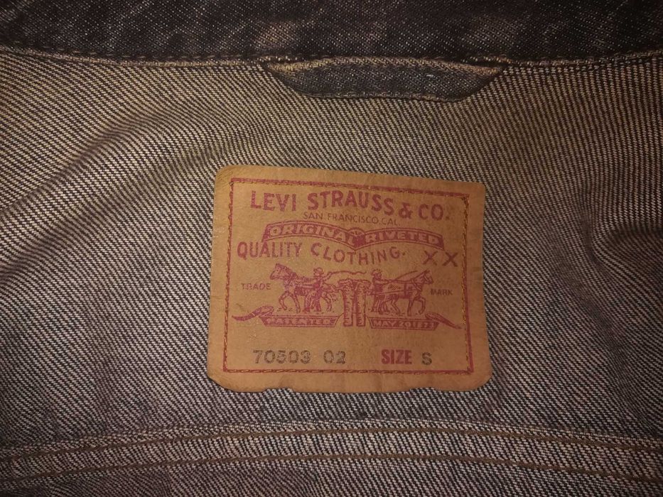 Casaco Levis vintage Ganga preta