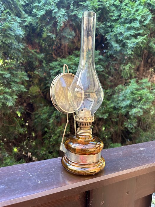 Stara lampa naftowa wys 34 cm,31cm,34cm