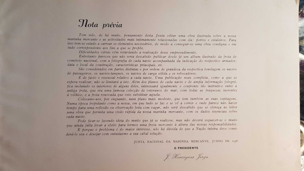 Album dos navios da Marinha mercante Portuguesa 1958