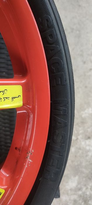 Докатка, запасне колесо Porsche Cayenne, Touareg