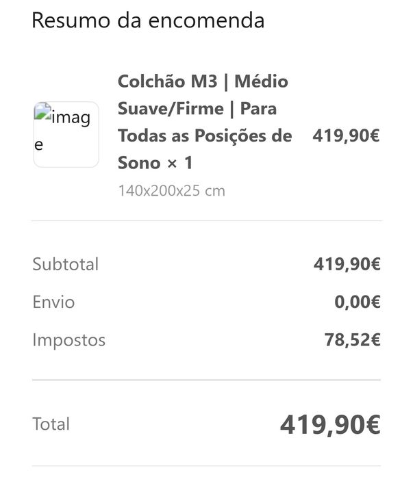 Colchão Mattreness