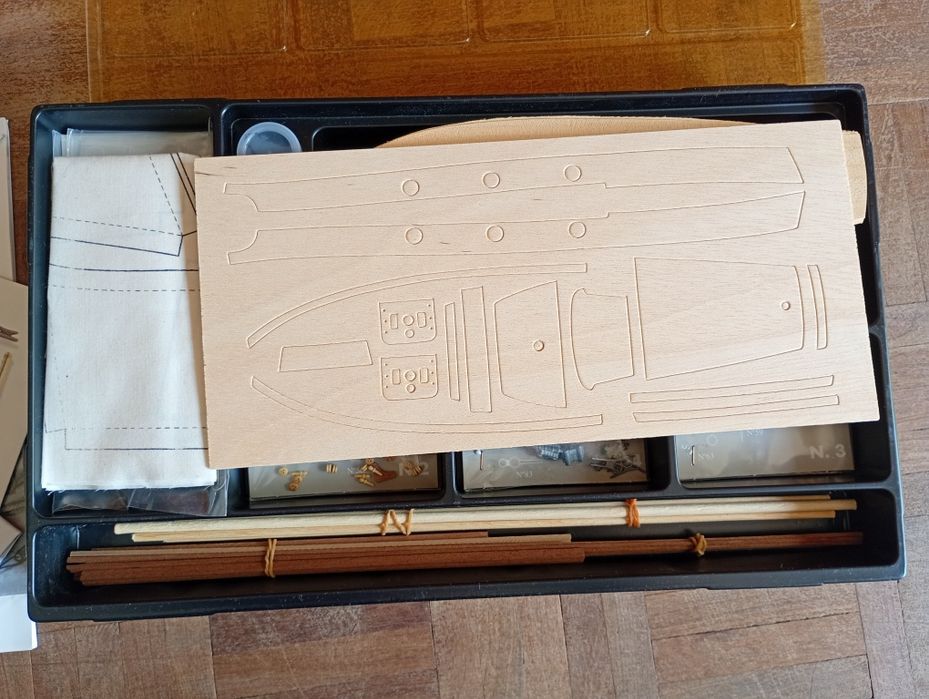 Kit de Madeira Constructo Bergantin Union Caravela