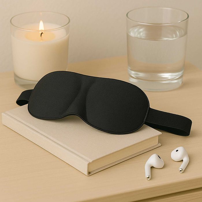 Opaska na Oczy do Spania Maska na Sen Podróżna do Samolotu Przepaska
