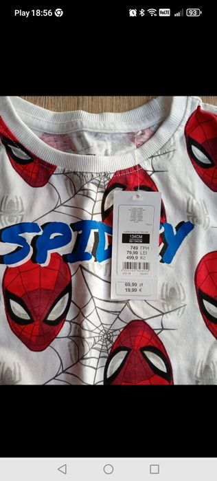 Pizama Cool Club roz.134 Nowa z metką