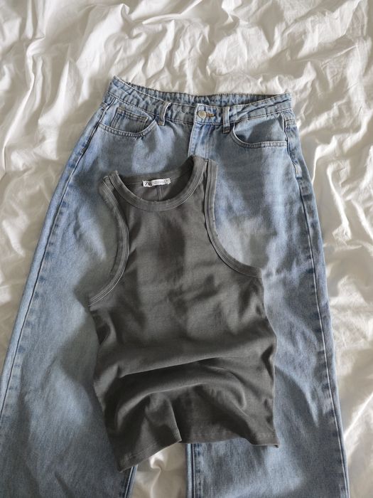 Трендові майки zara з потертостями