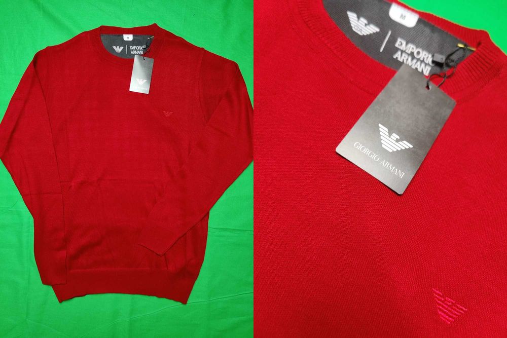 Sweter męski Armani kolory sweterek hit