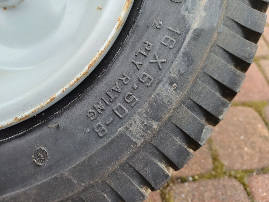 Traktorek kosiarka koła przyczepka 16x6.5-8