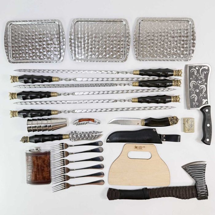 Набір шампурів Вікінг 2.0 ELIT BS68 Подарочный набор для шашлыка