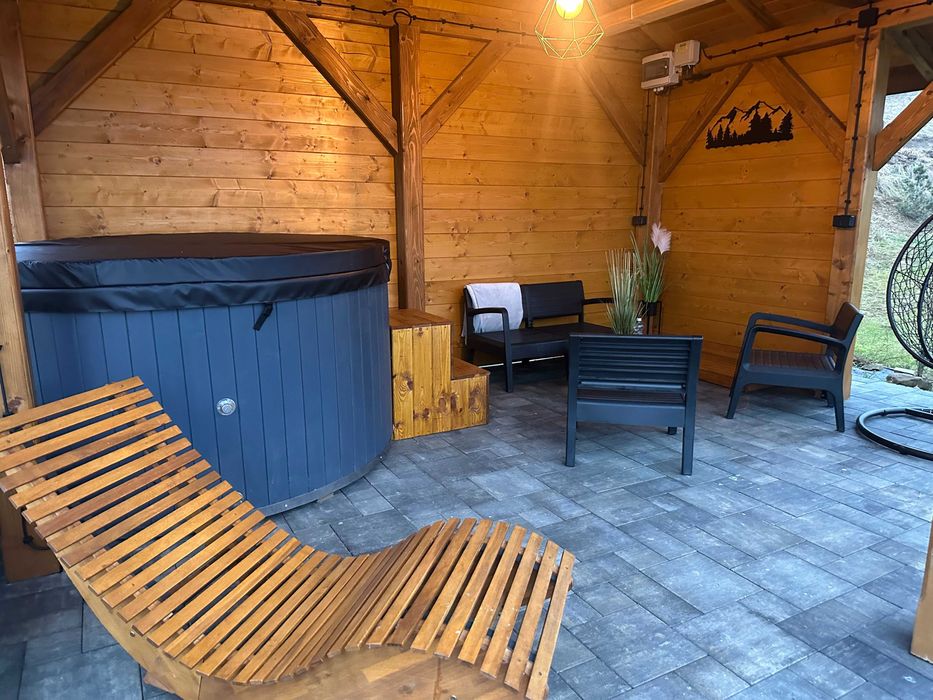 Extra Domek w Górach Wolny od 23.08.  na wyłączność - 3 sypialnie do 12 os Spa Jacuzzi Wakacje Pobyt Wynajem Pokoje Apartamenty