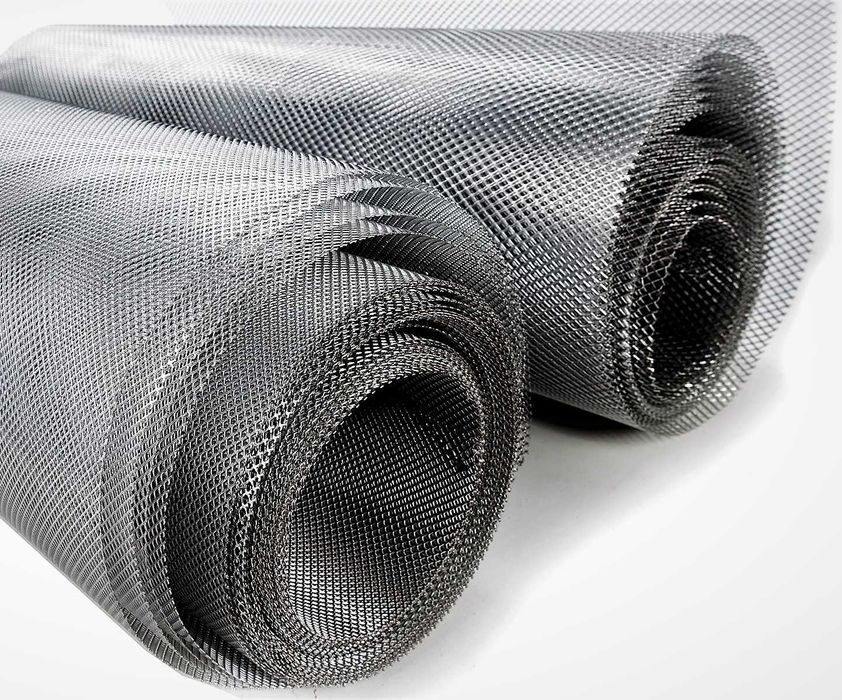 Siatka na dennice do ula aluminiowa cięto-ciągniona - 3x4mm 0,7mm 42cm