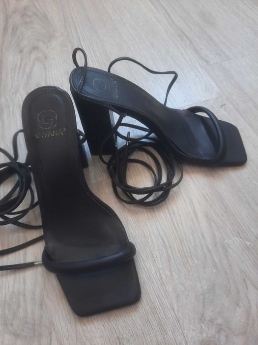 Sandalia gladiadora n 36 moda noturna de verão.