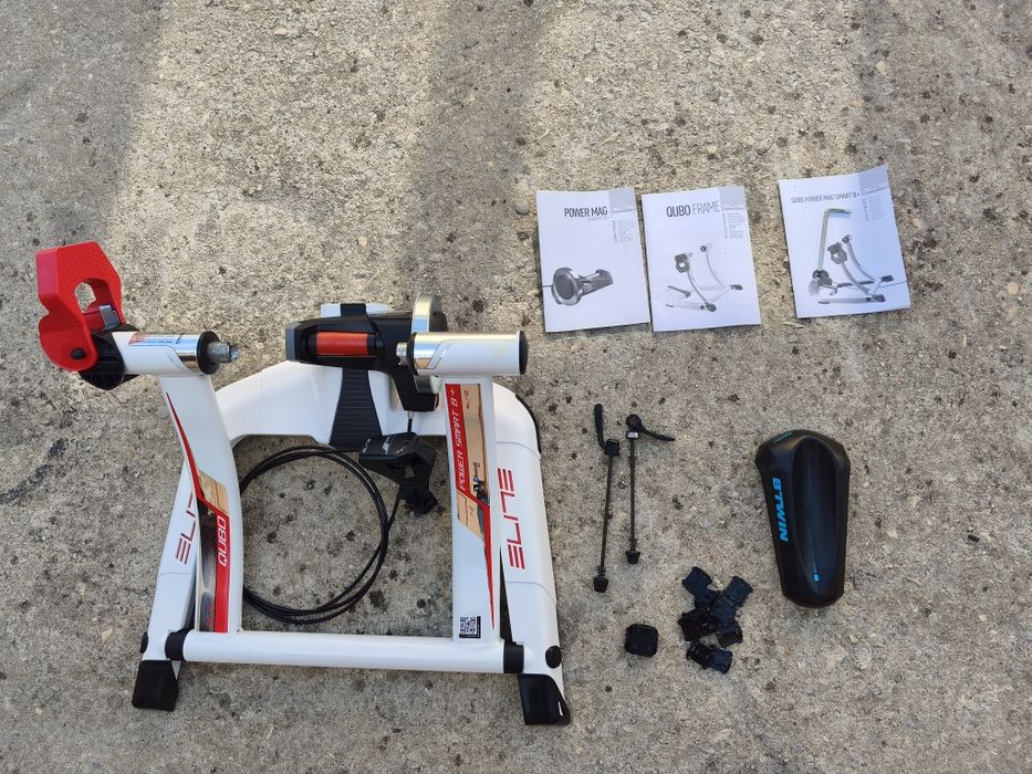 Rolo Treino Bike Elite Qubo Power Mag Smart B+ (Compatível c/ Zwift)